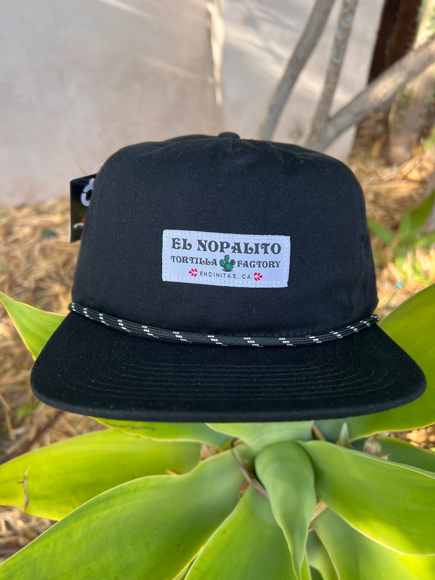 Adult Snapback Hat with Text Patch