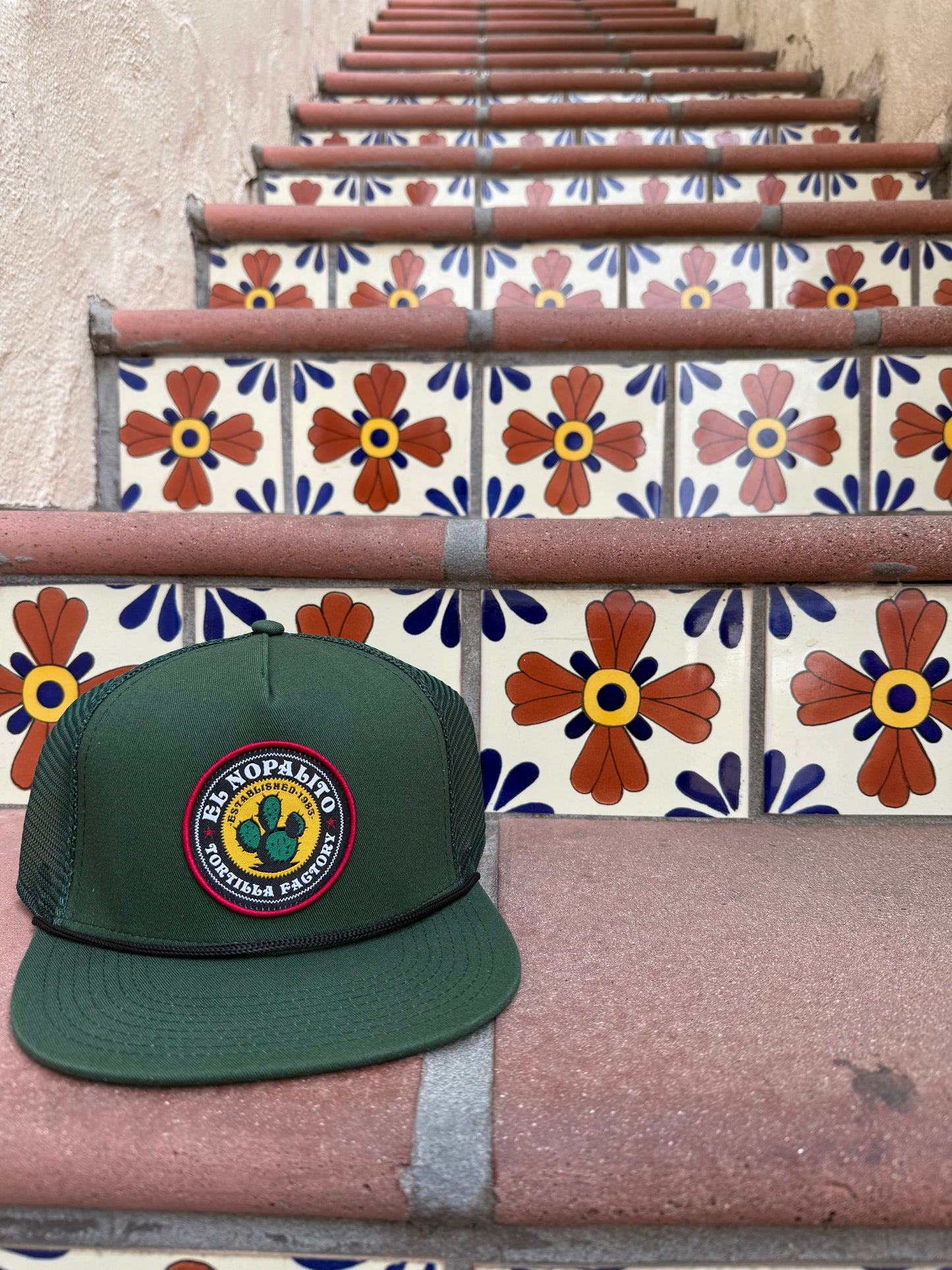 Adult SnapBack hat in alpine green