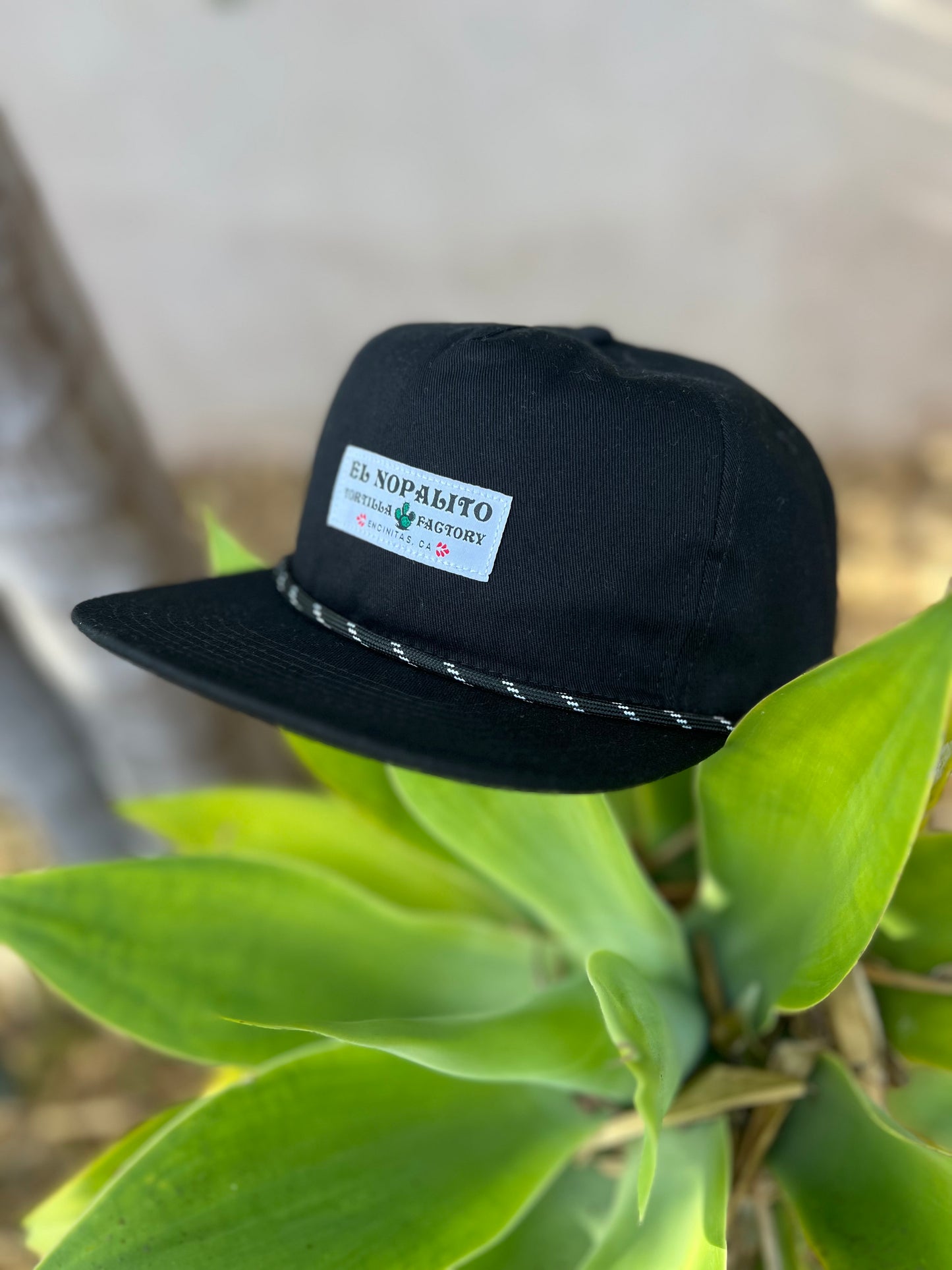 Adult Snapback Hat with Text Patch