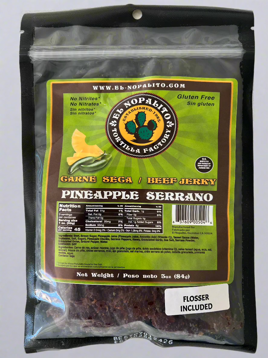 Pineapple Serrano Beef Jerky