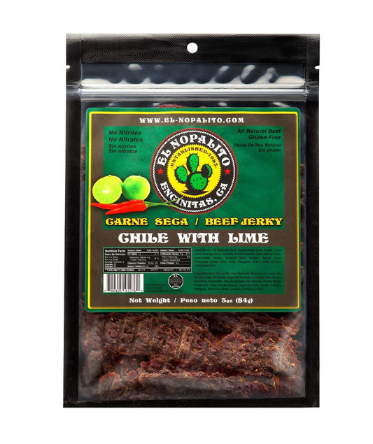 Chili with Lime Beef Jerky